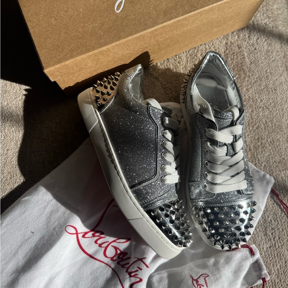 Christian Louboutin Vieira 2 Flat Sneakers NEW 37.5